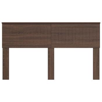 Kopfteil Braun Eichen-Optik Holzwerkstoff