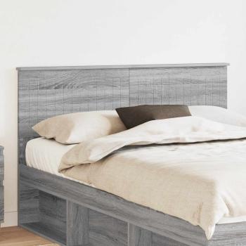 ARDEBO.de - Kopfteil Graues Sonoma Holzwerkstoff