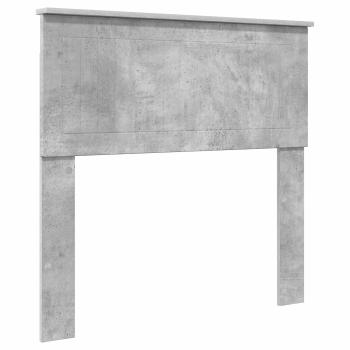 Kopfteil Beton Grau Holzwerkstoff