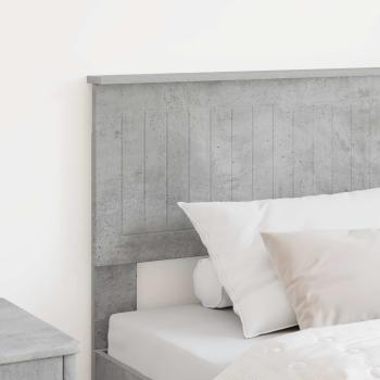 Kopfteil Beton Grau Holzwerkstoff