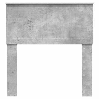 Kopfteil Beton Grau Holzwerkstoff