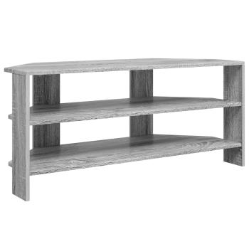 EckTVSchrank 100 x 40,5 x 45 cm Sonoma-Grau Holzwerkstoff