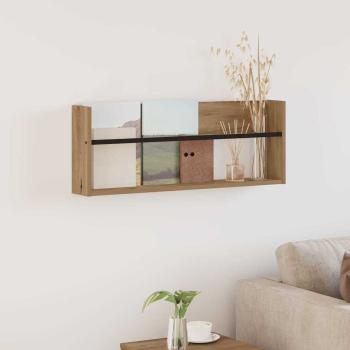 ARDEBO.de - Magazinregal Artisan-Eiche 80 x 12 x 30 cm Holzwerkstoff