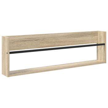 Magazinregal 2 Stk. Sonoma-Eiche 100 x 12 x 30 cm Holzwerkstoff