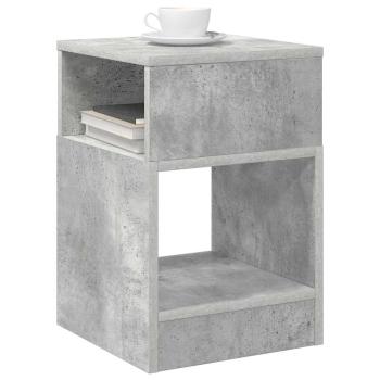 Beistelltisch 2 stk. Beton Grau 30,5 x 30 x 45 cm Holzwerkstoff