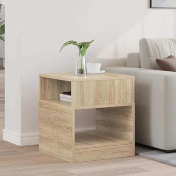 ARDEBO.de - Beistelltisch Sonoma-Eiche 40,5 x 40 x 45 cm Holzwerkstoff