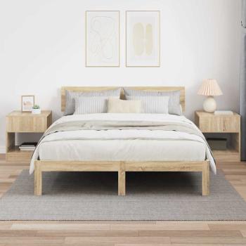 Beistelltisch 2 stk. Sonoma-Eiche 40,5 x 40 x 45 cm