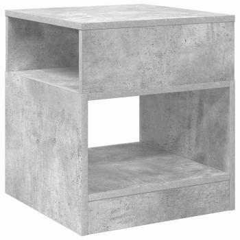 Beistelltisch 2 stk. Beton Grau 40,5 x 40 x 45 cm Holzwerkstoff