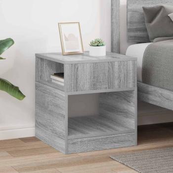 Beistelltisch Sonoma-Grau 40,5 x 40 x 45 cm Holzwerkstoff
