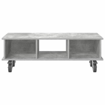 TV-Ständer 100 x 35 x 35 cm Betongrau Holzwerkstoff