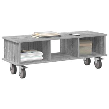 TV-Ständer 100 x 35 x 35 cm Sonoma-Grau Holzwerkstoff