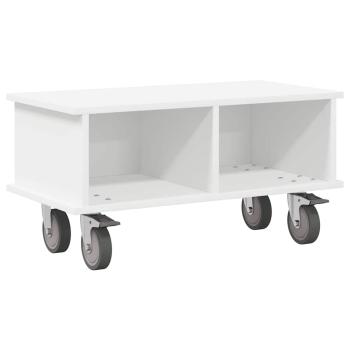 TV-Ständer 68,5 x 35 x 35 cm Weiß Holzwerkstoff