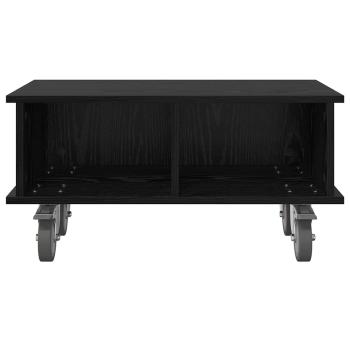TV-Ständer 68,5 x 35 x 35 cm Schwarz Eichen-Optik Holzwerkstoff