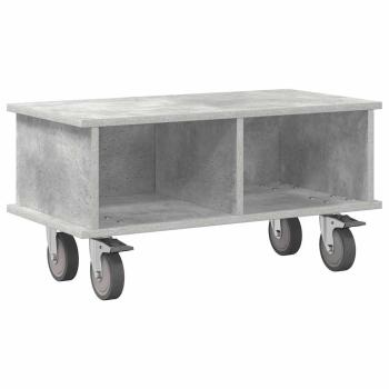 TV-Ständer 68,5 x 35 x 35 cm Betongrau Holzwerkstoff