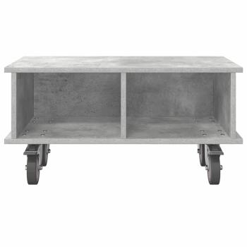 TV-Ständer 68,5 x 35 x 35 cm Betongrau Holzwerkstoff