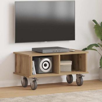 ARDEBO.de - TV-Ständer 68,5 x 35 x 35 cm Artisan-Eiche Holzwerkstoff