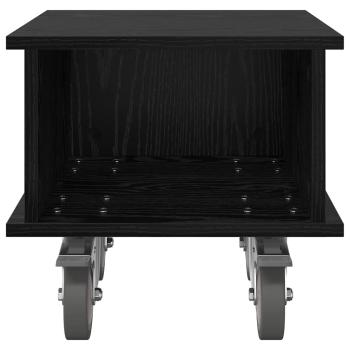 TV-Ständer 37 x 35 x 35 cm Schwarz Eichen-Optik Holzwerkstoff