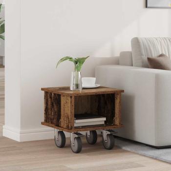 ARDEBO.de - TV-Ständer 37 x 35 x 35 cm Altholz Holzwerkstoff