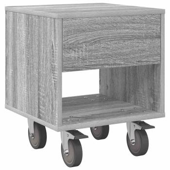 Nachttisch 2 stk. Graues Sonoma 40,5 x 40 x 48 cm Holzwerkstoff