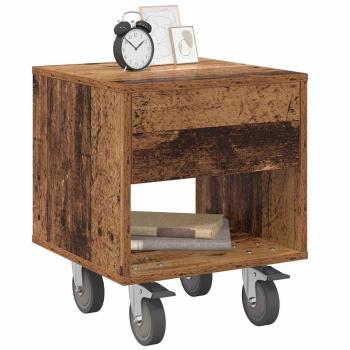 Nachttisch 2 stk. Altholz 40,5 x 40 x 48 cm Holzwerkstoff