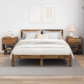 Nachttisch 2 stk. Altholz 40,5 x 40 x 48 cm Holzwerkstoff