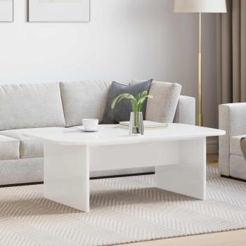 ARDEBO.de - Couchtisch Weiß 93 x 53 x 33 cm Holzwerkstoff