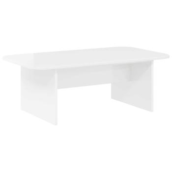 Couchtisch Hochglanz Weiß 93 x 53 x 33 cm Holzwerkstoff