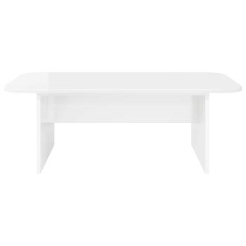 Couchtisch Hochglanz Weiß 93 x 53 x 33 cm Holzwerkstoff