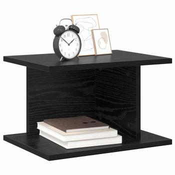 Nachttisch 2 stk. Schwarz Eichen-Optik 40 x 30 x 25 cm