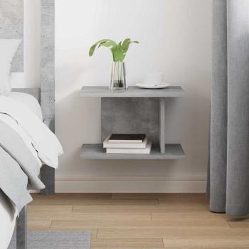 Nachttisch Beton Grau 40 x 30 x 25 cm Holzwerkstoff