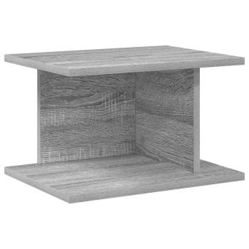 Nachttisch 2 stk. Graues Sonoma 40 x 30 x 25 cm Holzwerkstoff