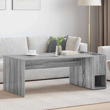 ARDEBO.de - Couchtisch Graues Sonoma 101,5 x 50 x 37 cm Holzwerkstoff