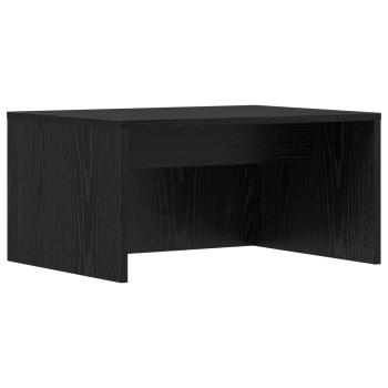 Wandtisch Schwarz Eichen-Optik Holzwerkstoff 60 x 45 x 30 cm