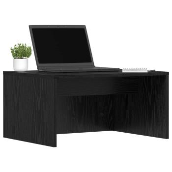 Wandtisch Schwarz Eichen-Optik Holzwerkstoff 60 x 45 x 30 cm