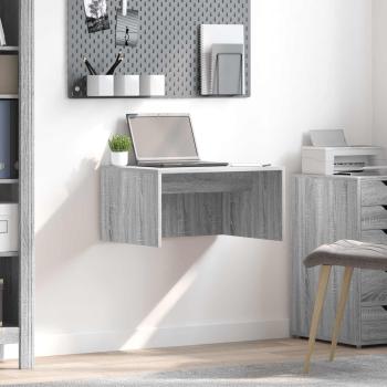 ARDEBO.de - Wandtisch Graues Sonoma Holzwerkstoff 60 x 45 x 30 cm