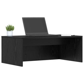 Wandtisch Schwarz Eichen-Optik Holzwerkstoff 80 x 45 x 30 cm