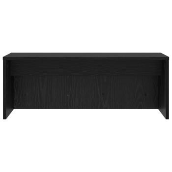 Wandtisch Schwarz Eichen-Optik Holzwerkstoff 80 x 45 x 30 cm
