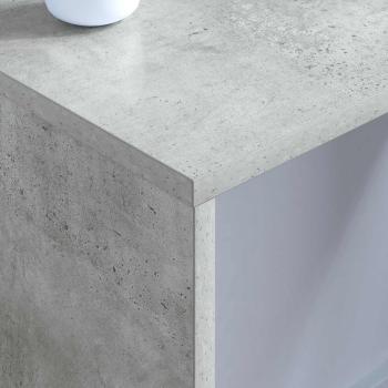 Wandtisch Beton Grau Holzwerkstoff 80 x 45 x 30 cm