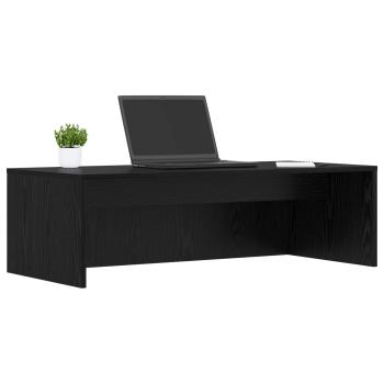 Wandtisch Schwarz Eichen-Optik Holzwerkstoff 100 x 45 x 30 cm