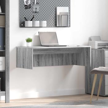 ARDEBO.de - Wandtisch Graues Sonoma Holzwerkstoff 100 x 45 x 30 cm