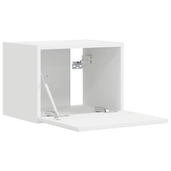 TV-Wandschrank 2 stk. Weiß Holzwerkstoff