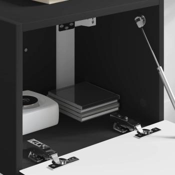 TV-Wandschrank 39 x 31 x 29,5 cm Schwarz Holzwerkstoff