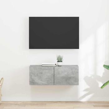 ARDEBO.de - TV-Wandschrank 2 stk. Beton Holzwerkstoff