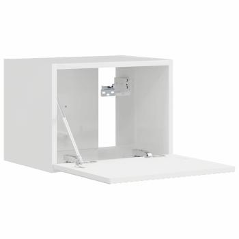TV-Wandschrank 39 x 31 x 29,5 cm Glänzend Weiß Holzwerkstoff