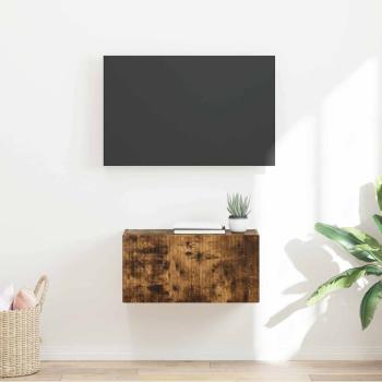 ARDEBO.de - TV-Wandschrank 60 x 31 x 29,5 cm Räuchereiche Holzwerkstoff