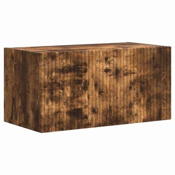 TV-Wandschrank 2 stk. Räuchereiche Holzwerkstoff