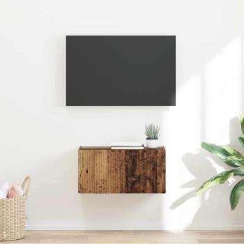 ARDEBO.de - TV-Wandschrank 60 x 31 x 29,5 cm Altholz Holzwerkstoff
