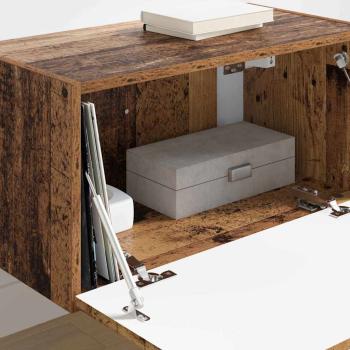 TV-Wandschrank 60 x 31 x 29,5 cm Altholz Holzwerkstoff