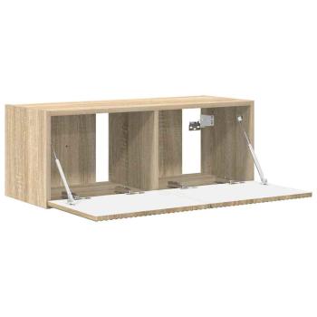 TV-Wandschrank 78,5 x 30 x 29,5 cm Sonoma Holzwerkstoff