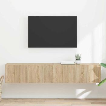 ARDEBO.de - TV-Wandschrank 2 stk. Sonoma Holzwerkstoff
